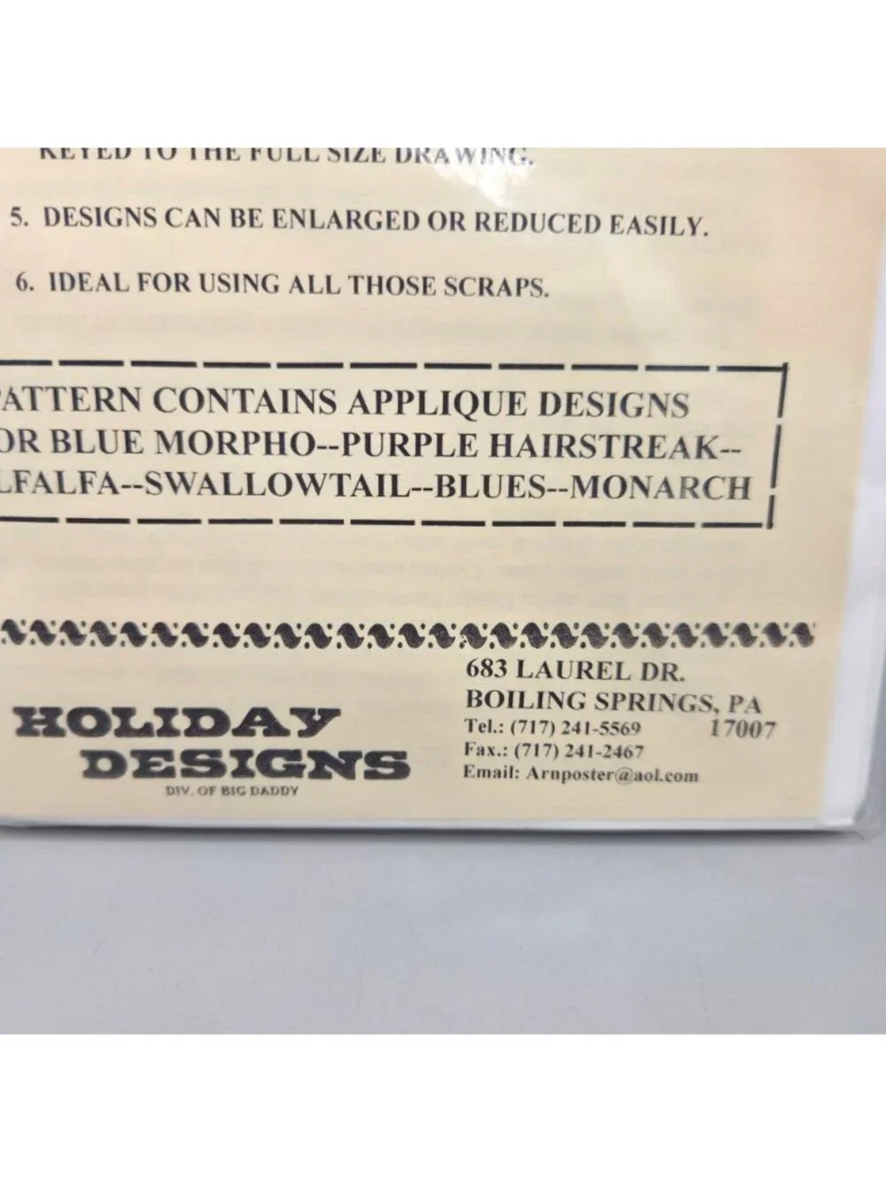 Holiday Designs includes full